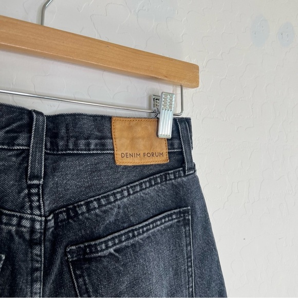 Denim Forum The Yoko Black Cutoff Short - Picture 5 of 7